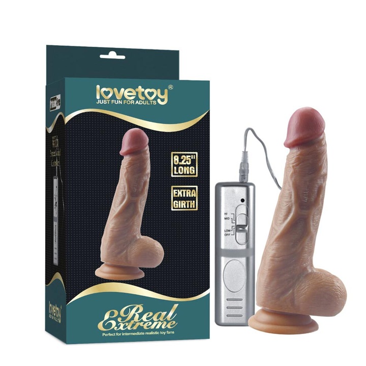 Lovetoy Real Extreme Realistic вибратор, 21 см