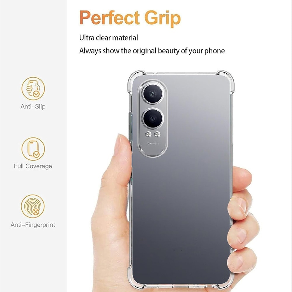 Husa pentru OnePlus Nord CE4 Lite - Techsuit Shockproof Clear Silicone - Clear