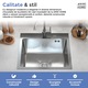 Set Chiuveta Bucatarie O Cuva, Sunbest, 48x45 cm, Otel Inoxidabil 304, Satina Inox, Argintiu, Sifon Manual, Dozator 350ml, Kit Montaj, Adancime 210mm, Protectie Condens, Panouri Antifonare, Rezistent Zgarieturi, Montaj Incastrat