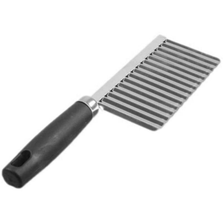 Резачка от неръждаема стомана Enforose, зиг-заг модел, ергономична дръжка, 19x6x2см