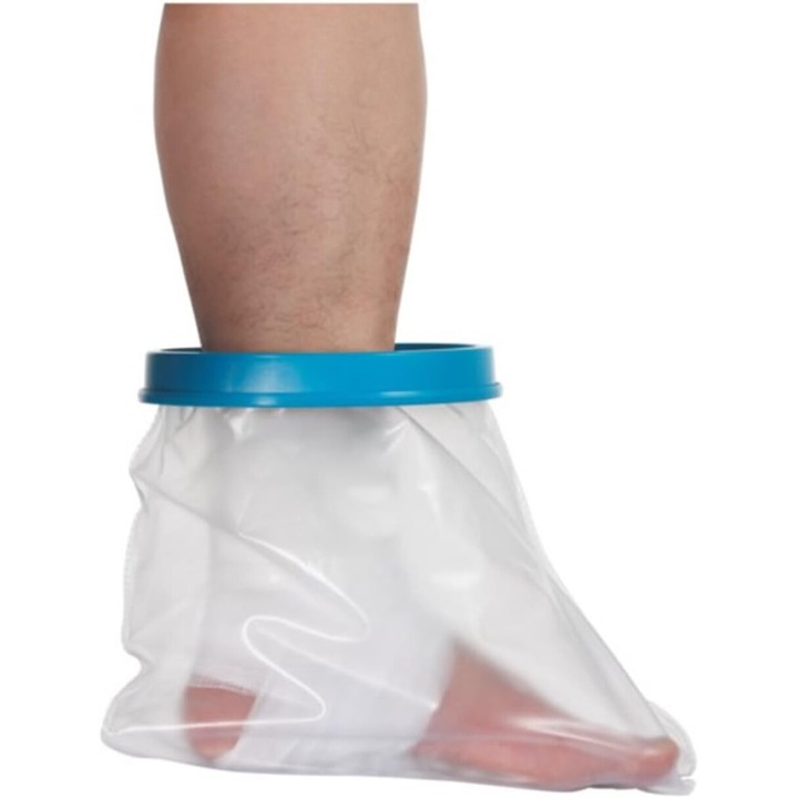 Husa de protectie impermeabila pentru picior, ajustabila, reutilizabila, fara latex