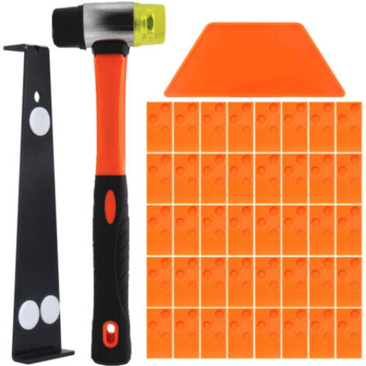 Kit instalare parchet, 43 piese, antiderapant, multicolor