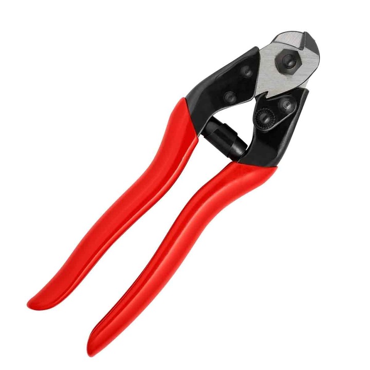 HERUSI 190mm acélkábelvágó fogó, puha, ergonomikus nyéllel