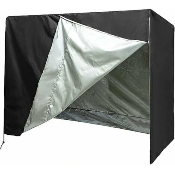 Husa de protectie pentru balansoar de gradina, rezistenta la apa si UV, pliabila, multicolor, 220x125x170cm