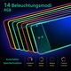Mousepad gaming, 800x300mm, incarcare wireless, RGB, negru