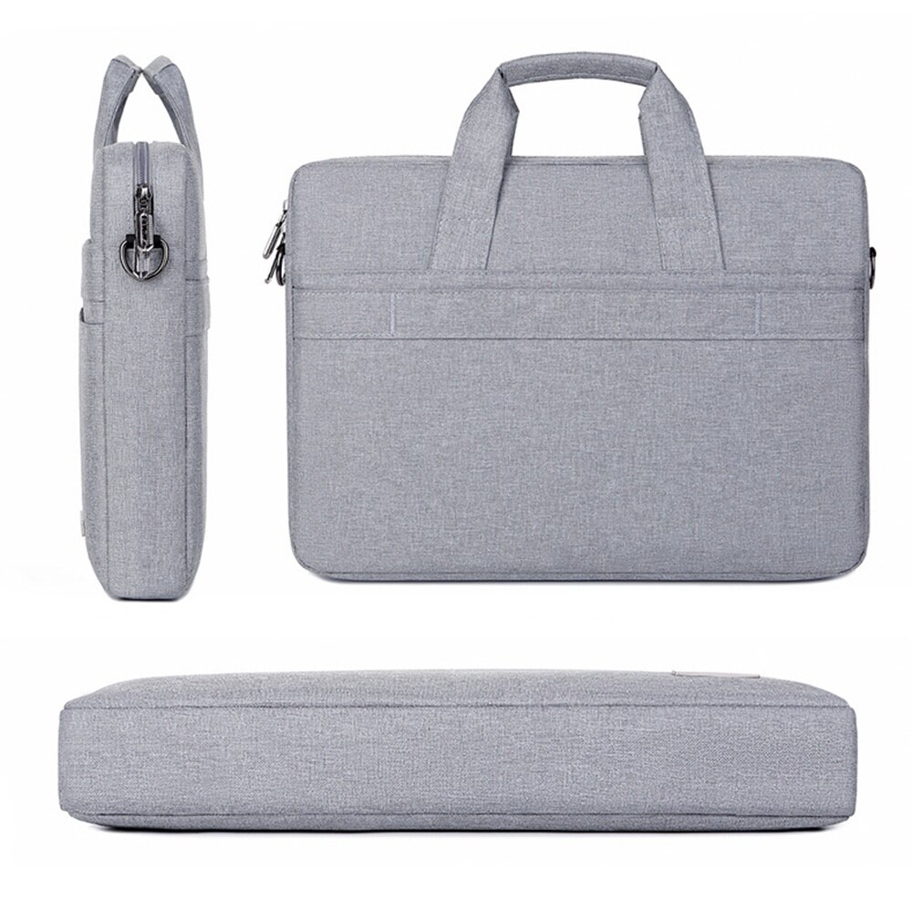 Geanta laptop impermeabila, antisoc, gri, 41x30x3cm, 15.6"