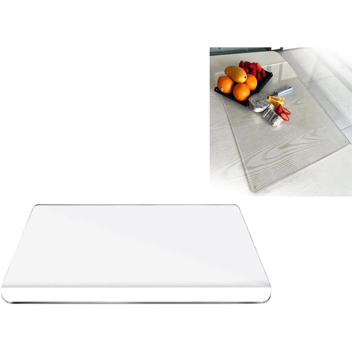 Akril vágódeszka, AMRINUGL, fokozott tartósság, csúszásmentes felület, könnyen tisztítható, 45x35cm