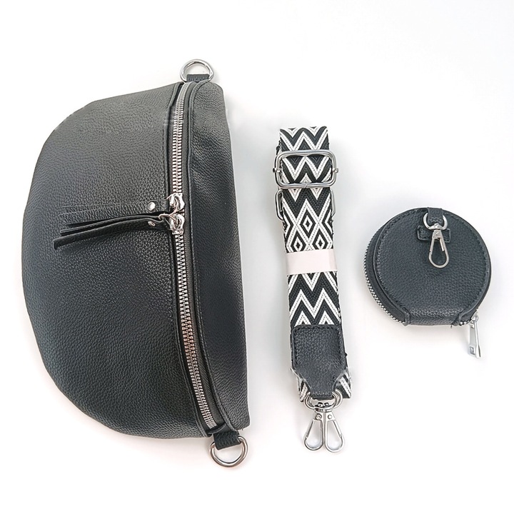 Jormftte női válltáska, kis modell, széles pánt, világoszöld, kártyatartóval