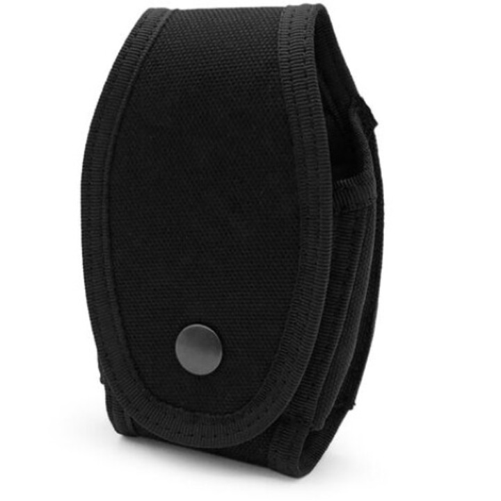 Port-catuse din nylon, reglabil, negru, 13.5x8.5x2.5cm