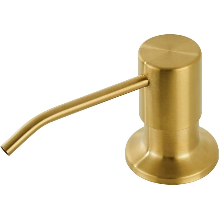 Folyékony szappanadagoló, Rozsdamentes acél / Műanyag, Munkalapra szerelhető, Űrtartalom 17 uncia, Arany