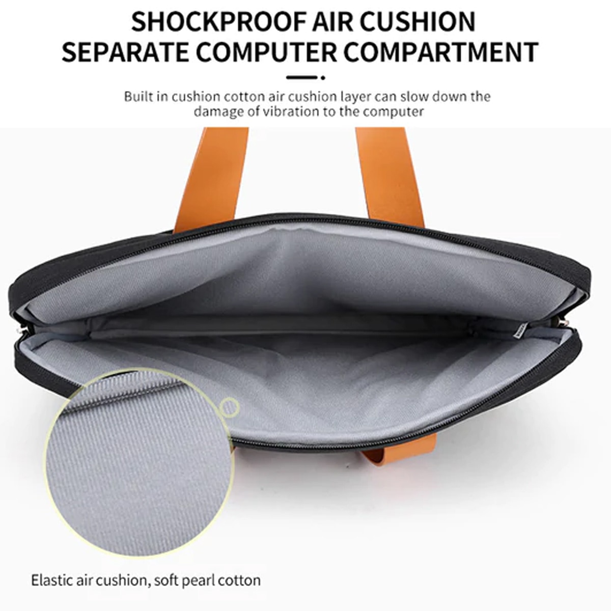 Husa laptop slim, Enforose, design portabil, protectie 360°, abanos, pana la 15-15.6 inch