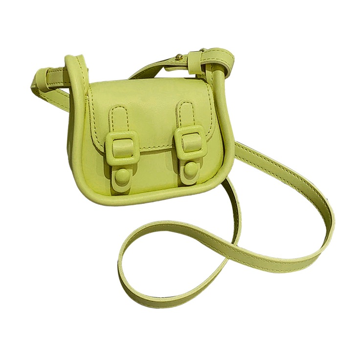 Kis válltáska, Jormftte, téglalap alakú, PU bőr, retró stílusú, nyári