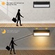 Aplica de exterior cu senzor de miscare, lampa de perete moderna de exterior, corp de iluminat de exterior cu LED, rezistent la apa, pentru terasa, gradina
