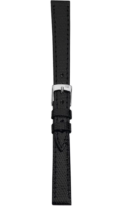 Curea de ceas Morellato Livorno Cucito 18 mm, piele neagra, 8x13cm, pentru barbati si femei