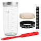 Borcan pentru maia MWAOWM, kit complet, indicator temperatura, capac aluminiu, 24oz
