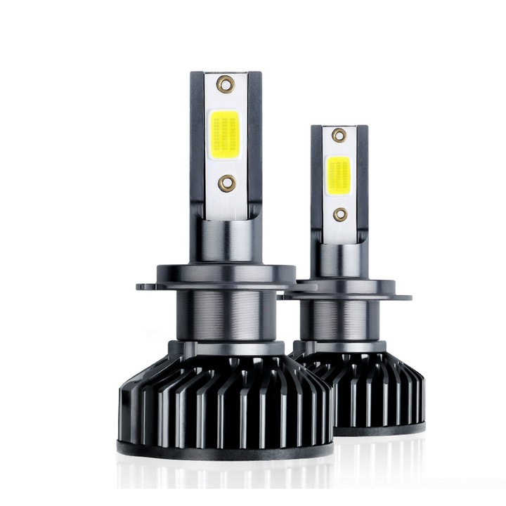 LED крушка H7, фар за автомобил/мотоциклет 5000LM, фар за мъгла за автомобил, 12V 6000K, 2 крушки