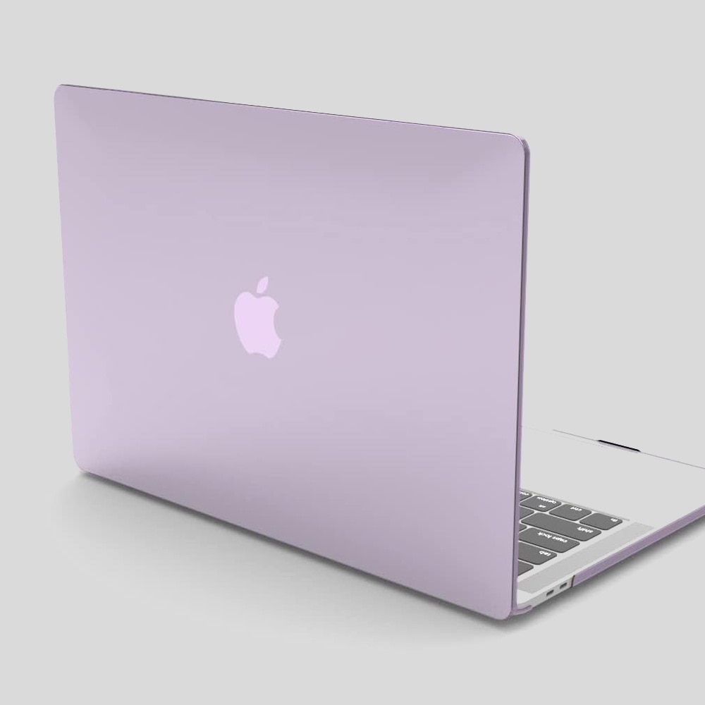 Carcasa de protectie, Compatibila cu Macbook Air 13.3 inch, Ultra-Slim, Lucioasa, Mov