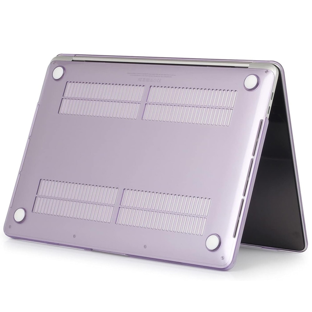 Carcasa de protectie, Compatibila cu Macbook Air 13.3 inch, Ultra-Slim, Lucioasa, Mov