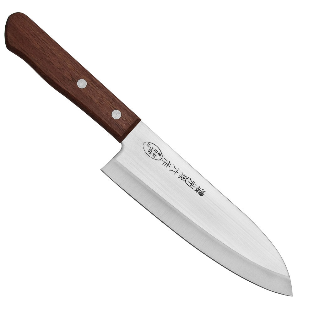 Cutit, Tomoko Santoku, de bucatarie japonez, 17 cm, Satake - eMAG.ro