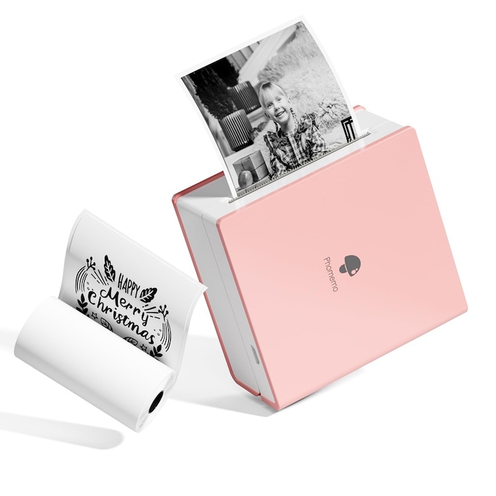 Imprimanta termica portabila, Bluetooth, 300 dpi, Verde
