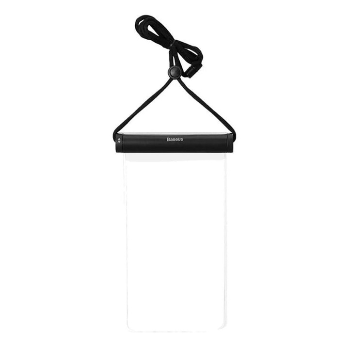 Husa Waterproof IPX8 pentru Telefon 7.2", R59, Poliuretan, Negru