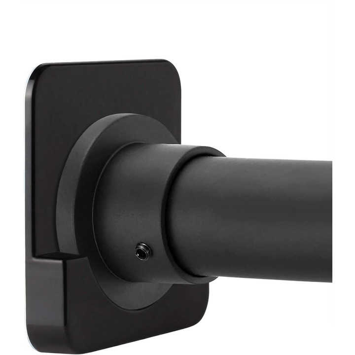 Set suporturi autoadezive pentru tija de perdea de dus, AMRINUGL, design elegant, montare fara forare, 3.15 inch