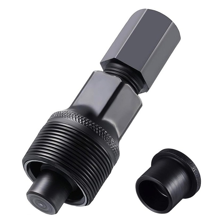 Комплект инструменти за демонтиране на педали на велосипед, материал въглеродна стомана, черен, 8x2.4x2cm