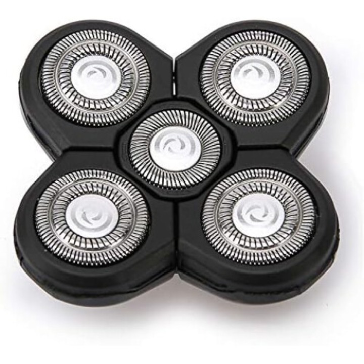 Резервна глава за електрическа самобръсначка 5 ножчета черна 5.5х3см