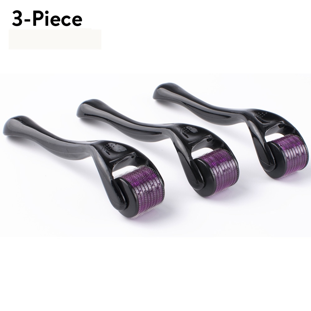 Instrument cosmetic microdermabraziune, 3 role microace, negru