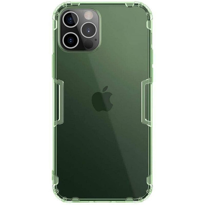 Husa Nillkin Nature TPU Soft compatibila cu iPhone 12 / 12 Pro Green