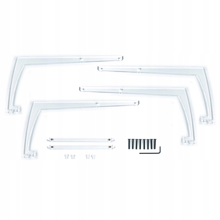 Suport iluminat acvariu Skylight Hyperspot S, acril transparent, 60cm