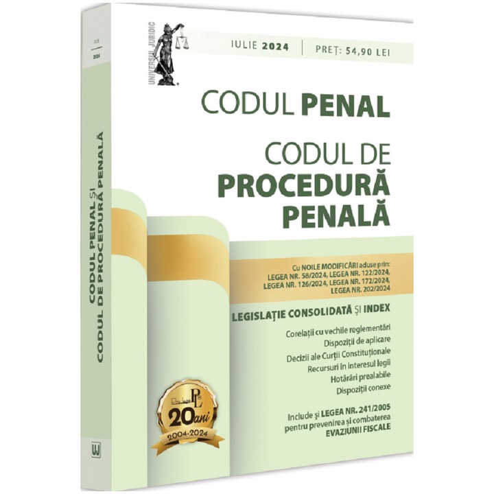 Codul penal și codul de procedura penala: iulie 2024, Lupascu Dan