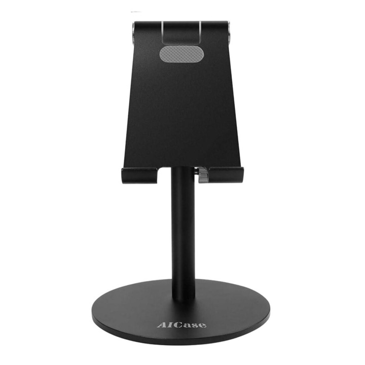 Suport universal ajustabil pentru tableta/telefon, 4-13 inch, negru