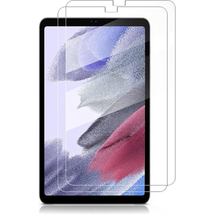 Комплект 2 стъклени закалени скрийн протектора, за Samsung Galaxy Tab A7 Lite 8.7 inch 2021, 0.3mm, прозрачни