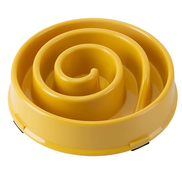 Fokelyi kutya lassú táptál, egyedi kialakítású, könnyen tisztítható, 30x30cm