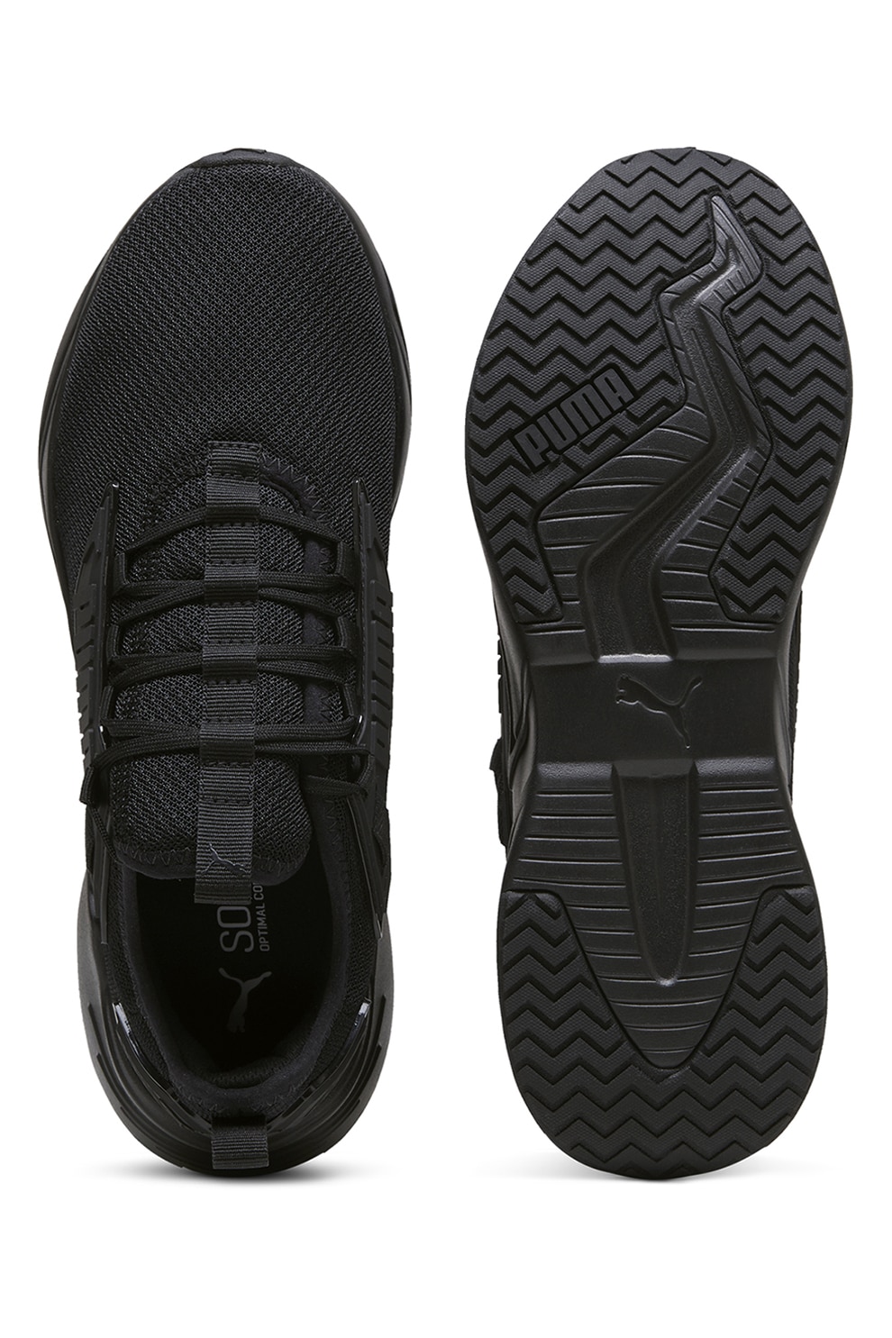 Puma, Pantofi slip-on cu logo pentru alergare Retaliate 3, Negru
