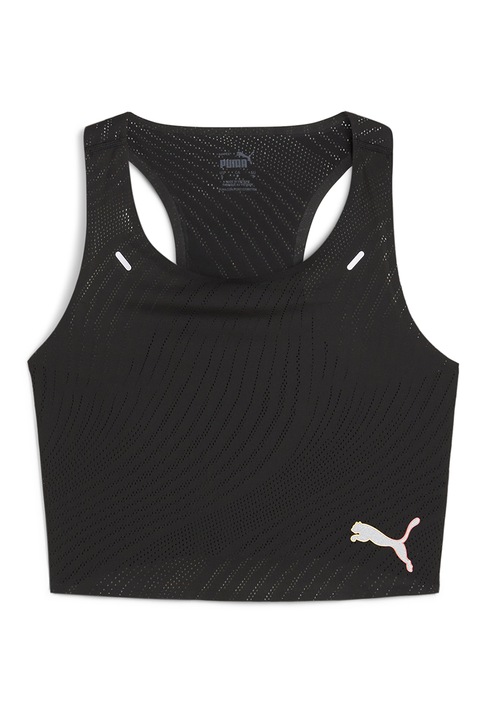 Puma, Top crop pentru alergare Ultraspun, Negru