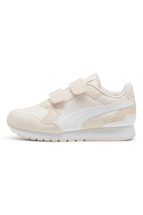 Puma, Спортни обувки ST Runner v4 NL с велкро, Бял/Светло бежово