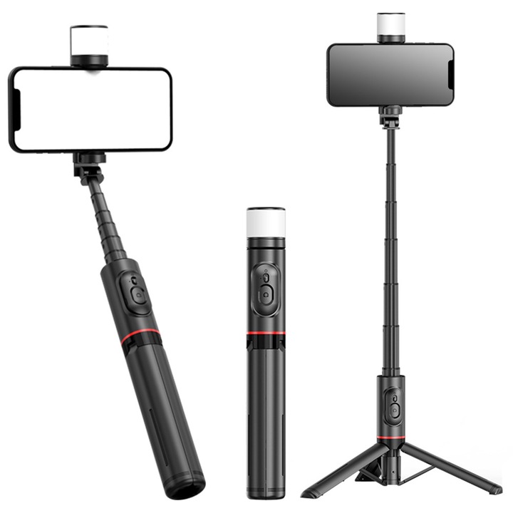 Stabil Wireless Selfie Stick, SOL Tech, 75 cm, J64, Alloy, Intense Dark
