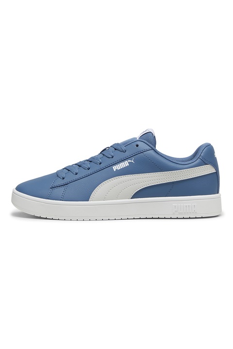 Puma, Rickie Classic műbőr sneaker, Szürke/Sötétkék