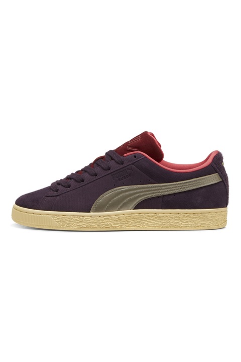 Puma, Pantofi sport de piele intoarsa cu insertii de piele :Play, Violet