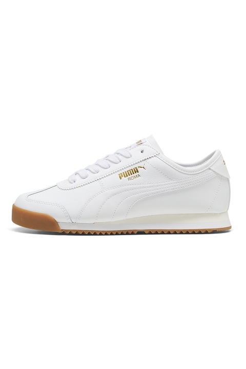 Puma, Roma 68 Revival bőrsneaker műbőr részletekkel, Fehér