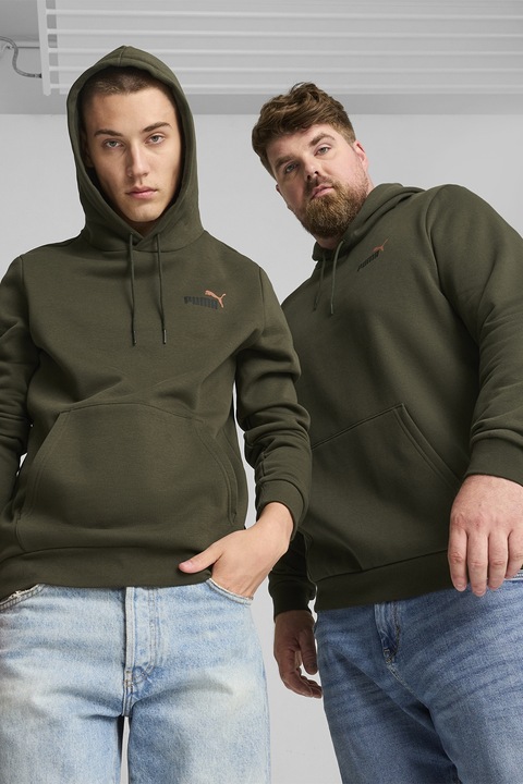 Puma, Hanorac cu buzunar kangaroo Essentials+, Verde masliniu