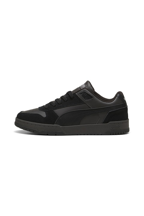 Puma. Pantofi sport cu insertii de piele intoarsa RBD Game, Negru