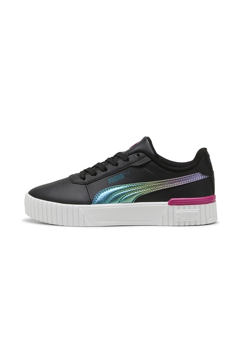 Puma, Pantofi sport de piele ecologica Carina 2.0, Negru