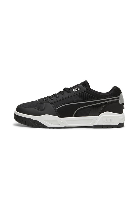 Puma, Pantofi sport cu garnituri de piele ecologica RBD Tech Open Road II, Negru