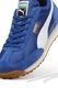 Puma, Pantofi sport cu garnituri de piele intoarsa Easy Rider Vintage, Alb, Albastru royal, 8.5