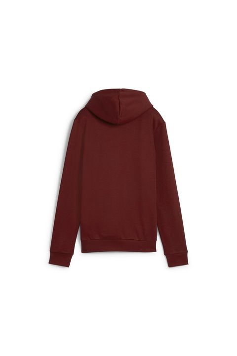 Puma, Hanorac cu logo Essentials, Rosu inchis