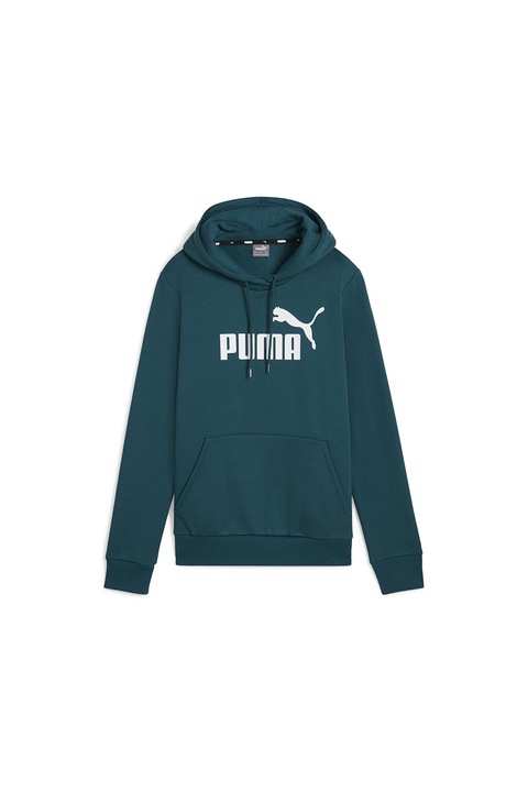 Puma, Hanorac cu logo Essentials, Albastru petrol
