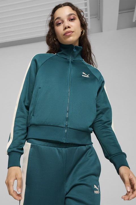 Puma, Iconic logós sportdzseki, Olajkék/Krémszín